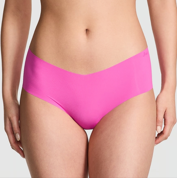 Victoria's Secret Red leopard pink Seamless Panties cheeky hip-hugger NWT New S - Picture 3 of 4